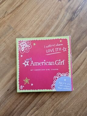 American Girl Pink and Lime Charm Box